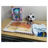 BRIGHTLINGS INTERACTIVE DOLL, EXON SOCCER BALL,