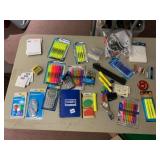 OFFICE STATIONERY LOT, HIGHLIGHTERS, PENS,