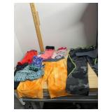 ASSORTED ATHLETIC UNDERGARMENTS AND LEGGINGS,