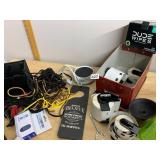 ASSORTED HOUSEHOLD LOT W/ BROTHER LABEL ROLLS,