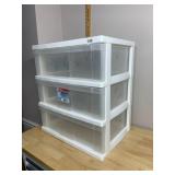 IRIS SPACE PRO PLASTIC STORAGE CHEST, 3-DRAWER,