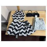 MOXEAY TWO-PIECE SET, BEBE SPORT BANDEAU, CALVIN