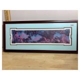 C.A. CRANE PRINT, FIGURATIVE SUBJECT, FRAMED