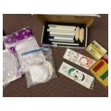 ASSORTED PARTY SUPPLIES, INCLUDES TAPER CANDLES,