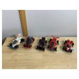 BANDAI VTG 4WD MINI RACER TOY CARS, PLASTIC