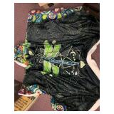 HOODED WEARABLE BLANKET, DRAGONFLY AND CELESTIAL