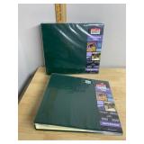 CANSON GIANT ARCHIVAL BINDERS, GREEN, 3-RING, TOP