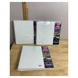 CANSON ARCHIVAL MEMORY ALBUMS, WHITE, TOP LOADING