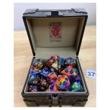 DECREE BRAND DECORATIVE CHEST W/ ASSORTED
