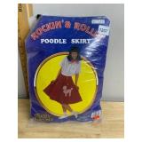 FUNTASTIC COSTUME POODLE SKIRT, NIB, FELT