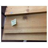 PINE LUMBER BOARDS, UNFINISHED, VARIOUS LENGTHS.