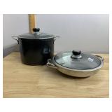 SILAMPOS COOKWARE, STAINLESS STEEL STOCK POT W/