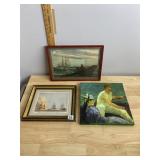 ASSORTED NAUTICAL ART, INCLUDES FRAMED MARITIME