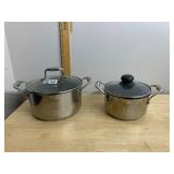 DEEN BROTHERS STAINLESS STEEL DUTCH OVENS,
