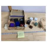 ASSORTED VTG JEWELRY BOXES, VARIOUS SIZES AND