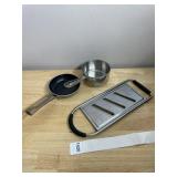 ALL-CLAD STAINLESS STEEL SAUCEPAN, NON-STICK FRY