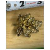FLORA DANICA EGGERT DENMARK STERLING SILVER LEAF