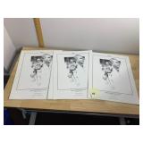 MIKE MALLE ILLUSTRATION PRINTS, HANSHI WILLIAM H.
