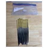 METAL CHOPSTICKS, GOLD-TONE HANDLES, FLORAL