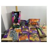 ASSORTED VTG HALLOWEEN DECOR, INCLUDES ANIMATED
