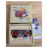 CORGI CLASSICS AEC LADDER FIRE ENGINE, CARDIFF