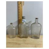 VTG GLASS FLASKS, FEDERAL LAW FORBIDS SALE OR