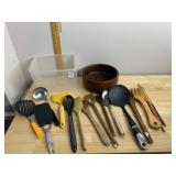 KITCHENAID AND TRAMONTINA KITCHEN UTENSILS,