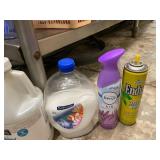 ASSORTED HOUSEHOLD CLEANING SUPPLIES, INCLUDES