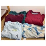 IZOD SWEATSHIRT, COASTAL CLASSIC T-SHIRT,