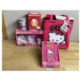 HELLO KITTY ASSORTED ITEMS, INCLUDES PORCELAIN