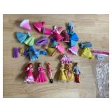 DISNEY PRINCESS MINI DOLLS, PLASTIC, ASSORTED