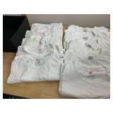 HANES AND JOCKEY T-SHIRTS, WHITE COTTON, CREW