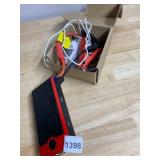 PORTABLE JUMP STARTER POWER BANK, RED/BLACK