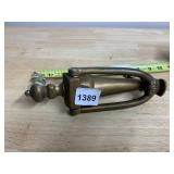VTG BRASS DOOR KNOCKER, TRADITIONAL FORM,