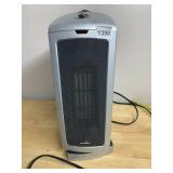 LASKO CERAMIC TOWER HEATER, SILVER FINISH,