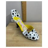 CERAMIC HIGH HEEL SHOE WINE BOTTLE HOLDER,