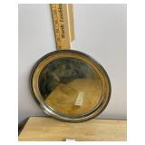 SILVER PLATE SERVING TRAY, ROUND FORM, NICKEL