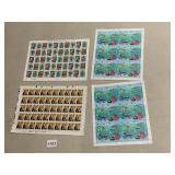 USPS COMMEMORATIVE POSTAGE STAMP SHEETS, INCLUDES