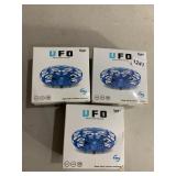 UFO INDUCTION DRONE, 3-PACK, BLUE, COLLISION