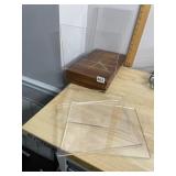MONKE WOODEN SERVING BOARDS, ACRYLIC DISPLAY