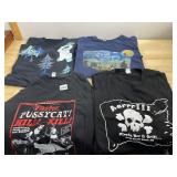 ASSORTED GRAPHIC T-SHIRTS, COTTON CONSTRUCTION,