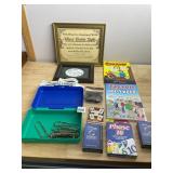 ASSORTED COLLECTIBLES, INCLUDES FRAMED EDISON