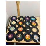 ASSORTED 45 RPM VINYL RECORDS, VARIOUS ARTISTS,