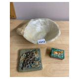 MOTHER OF PEARL SHELL BOWL, KIM GORE CERAMIC TILE