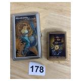 ZIPPO BRASS LIGHTER W/ STEAM PUNK SKULL MOTIF,