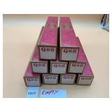 Q.R.S. PLAYER PIANO ROLL BOXES, EMPTY, DECORATIVE