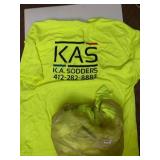 NEON YELLOW SAFETY T-SHIRTS, K.A. SODDERS