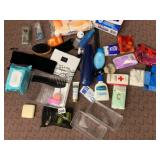 ASSORTED PERSONAL CARE ITEMS, SHAVING BRUSH,