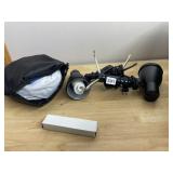 PHOTOGRAPHY LIGHTING KIT, CLAMP LAMPS, COMPACT