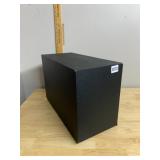 KLH SPEAKER, BLACK FINISH, REAR TERMINALS, DUAL